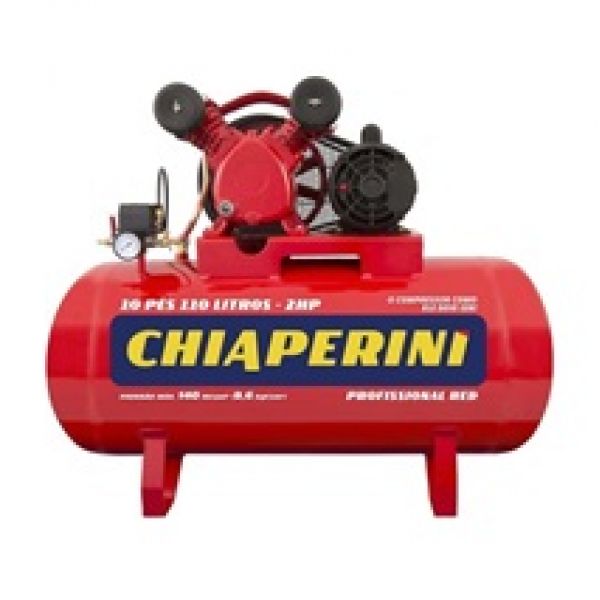 Compressor Pistão<br>Chiaperini Red 10 / 110L