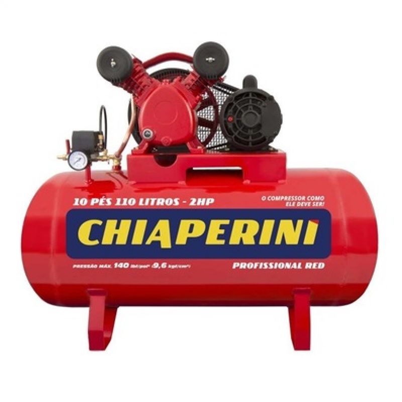  Compressor Pistão<br>Chiaperini Red 10 / 110L